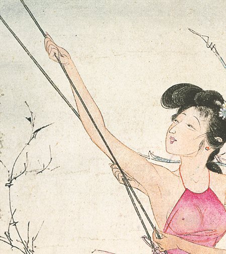 灵丘-胡也佛的仕女画和最知名的金瓶梅秘戏图